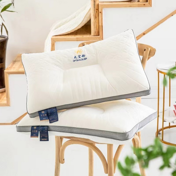 91家纺网 家纺一手货源 找家纺 （总）永乐枕芯 2025新款太空舱乳胶护颈枕头枕芯