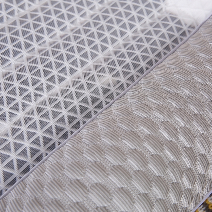91家纺网 家纺一手货源 找家纺 永乐枕芯 2025新款凉感豆豆低枕枕头冰豆豆羽丝枕芯 浅灰 48x74cm/只