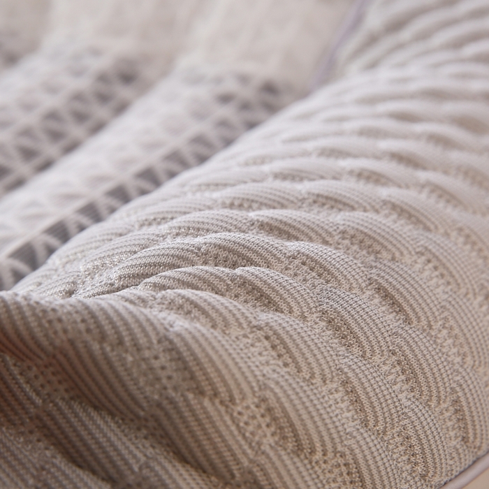 91家纺网 家纺一手货源 找家纺 永乐枕芯 2025新款凉感豆豆低枕枕头冰豆豆羽丝枕芯 浅灰 48x74cm/对