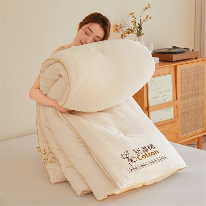 91家纺网 家纺一手货源 找家纺 （总）锦逸家居 2025新款A类水洗棉100%新疆棉花被棉絮春秋被冬被被子被芯