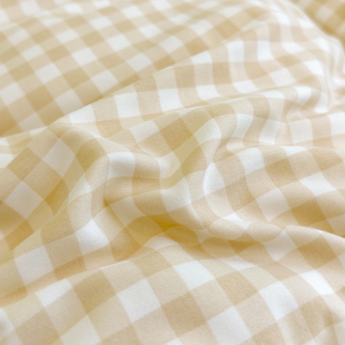 91家纺网 家纺一手货源 找家纺 默忆 2025新款学生新疆棉花床褥褥子 黄白格子