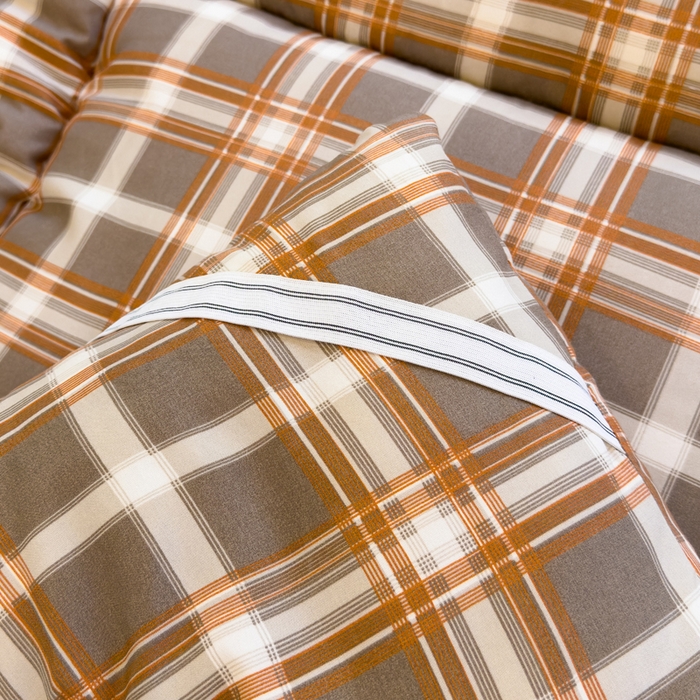 91家纺网 家纺一手货源 找家纺 默忆 2025新款学生新疆棉花床褥褥子 咖格