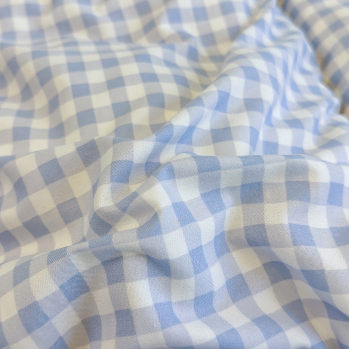 91家纺网 家纺一手货源 找家纺 默忆 2025新款学生新疆棉花床褥褥子 蓝白格子