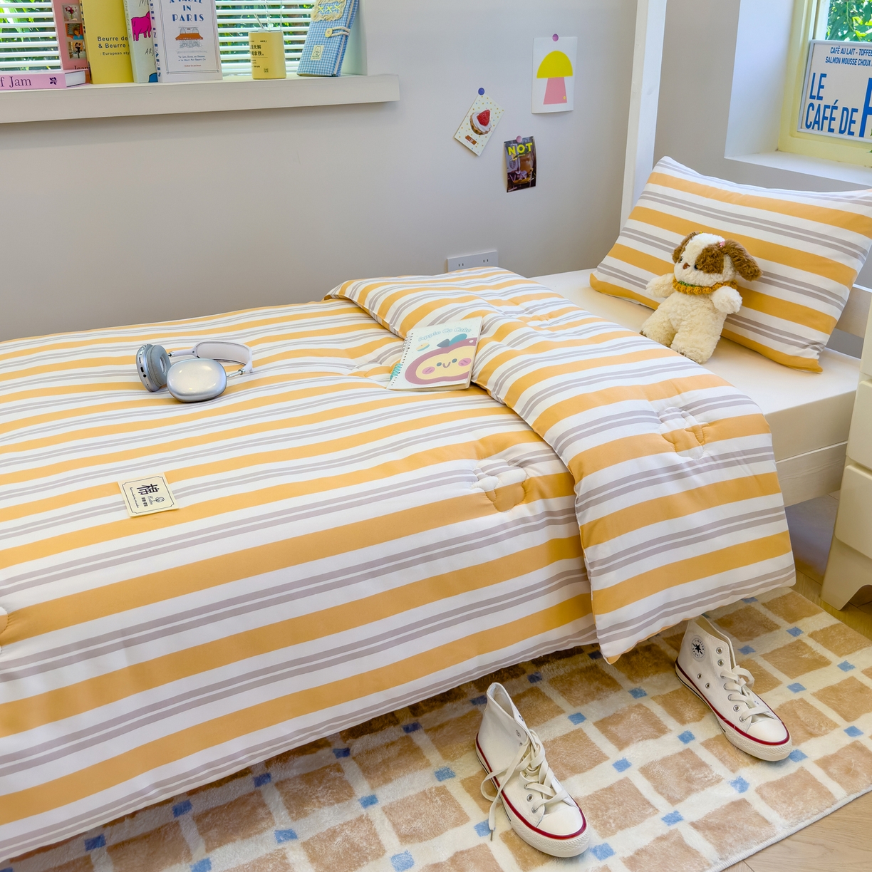 91家纺网 家纺一手货源 找家纺 （总）默忆 2025新款新疆棉学生棉花被 被子被芯