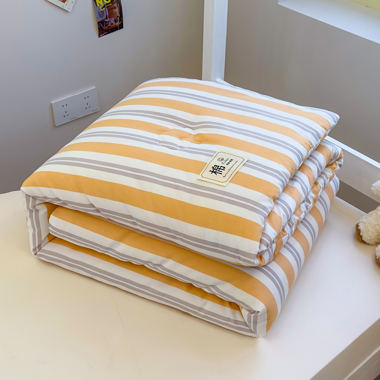 91家纺网 家纺一手货源 找家纺 （总）默忆 2025新款新疆棉学生棉花被 被子被芯