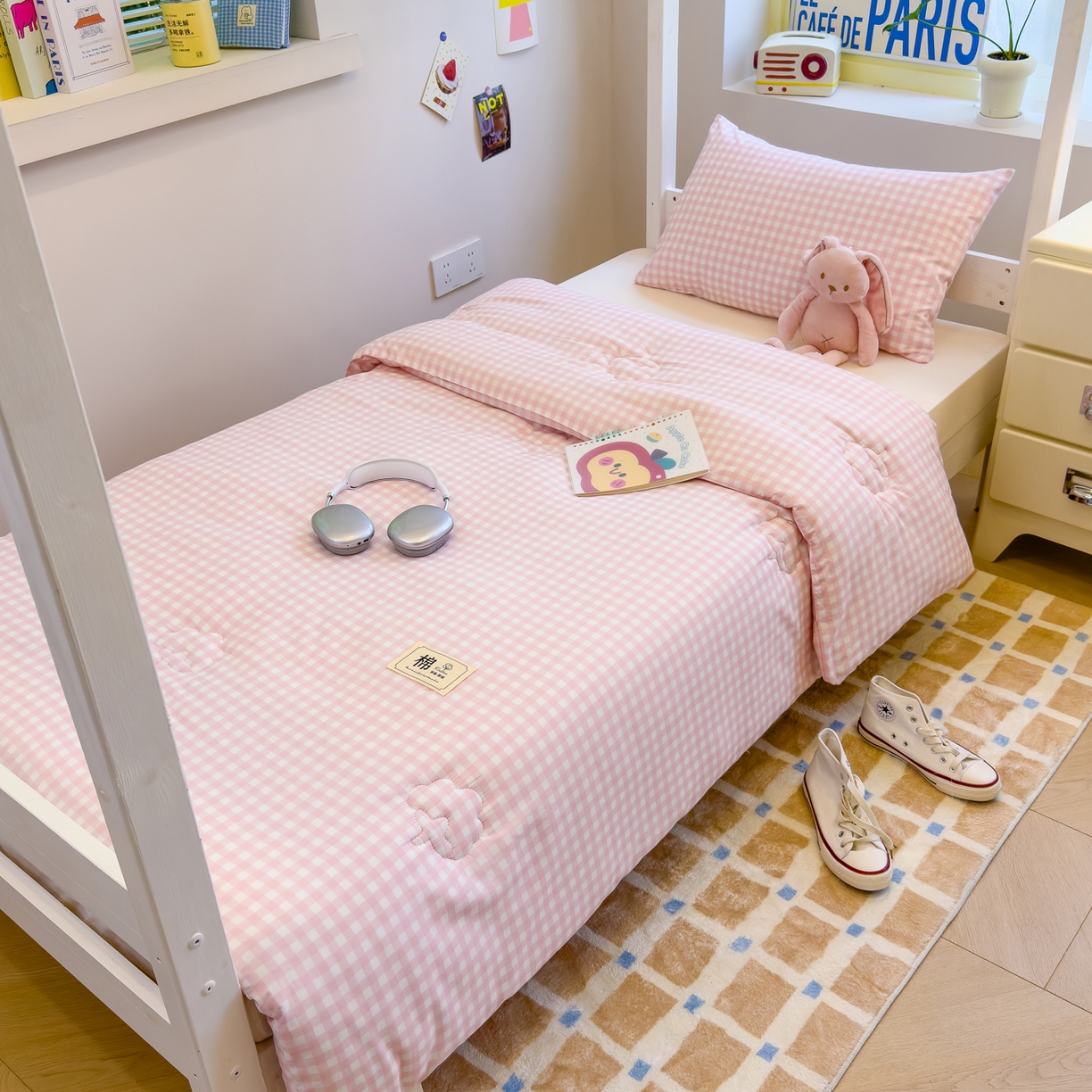 91家纺网 家纺一手货源 找家纺 （总）默忆 2025新款新疆棉学生棉花被 被子被芯