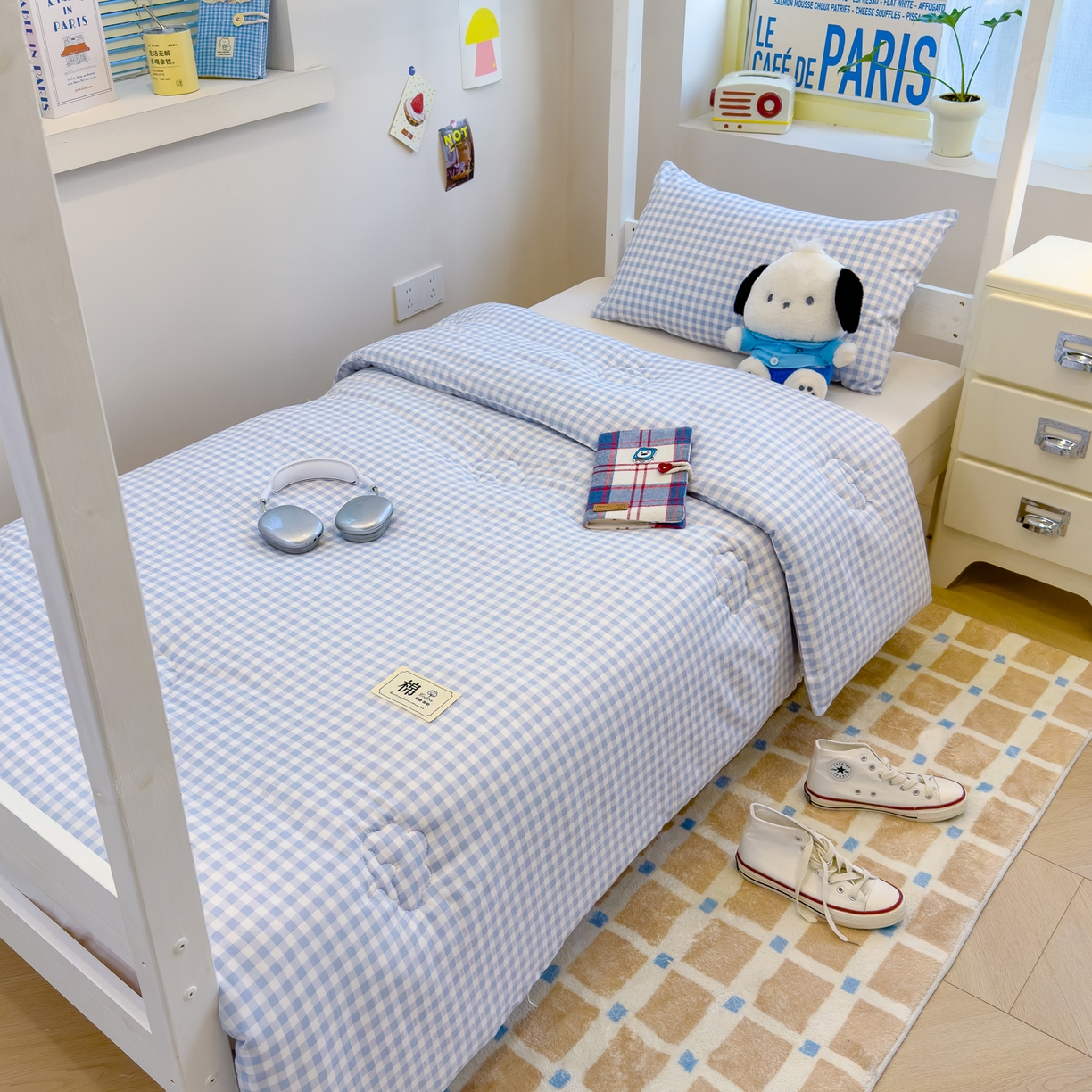 91家纺网 家纺一手货源 找家纺 （总）默忆 2025新款新疆棉学生棉花被 被子被芯