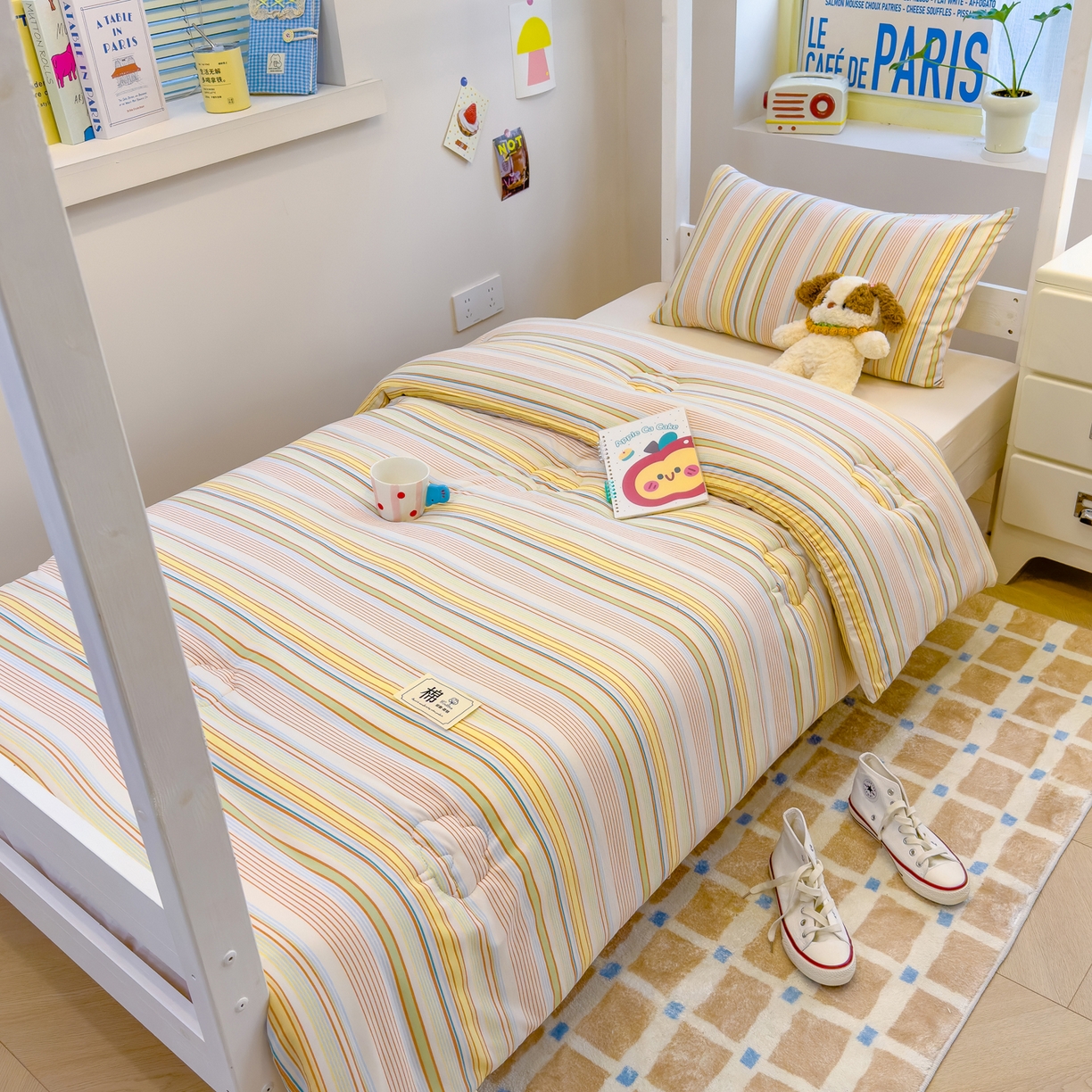 91家纺网 家纺一手货源 找家纺 （总）默忆 2025新款新疆棉学生棉花被 被子被芯