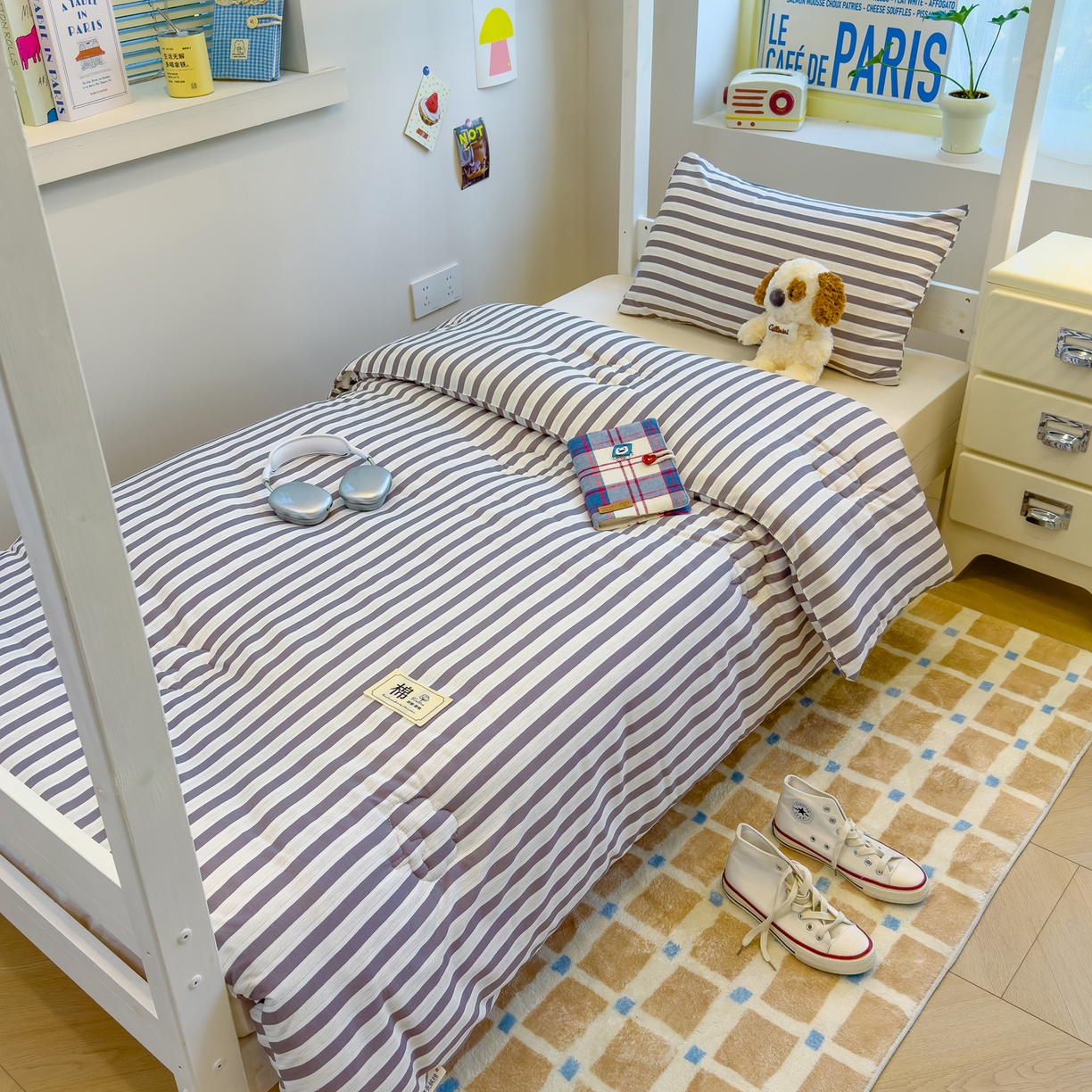 91家纺网 家纺一手货源 找家纺 （总）默忆 2025新款新疆棉学生棉花被 被子被芯