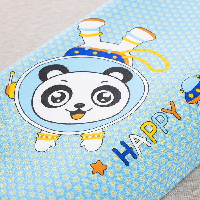 91家纺网 家纺一手货源 找家纺 大黄蜂家居家纺 2025新款全棉13372棉儿童卡通乳胶枕套 嗨皮熊猫