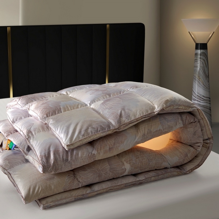 91家纺网 家纺一手货源 找家纺 （总）织梦人羽绒工厂店 2025新款高蓬松羽绒95鹅绒大牌同款花型莫代尔印花