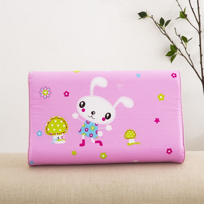 91家纺网 家纺一手货源 找家纺 大黄蜂家居家纺 2025新款全棉13372棉儿童卡通乳胶枕套 兔宝贝