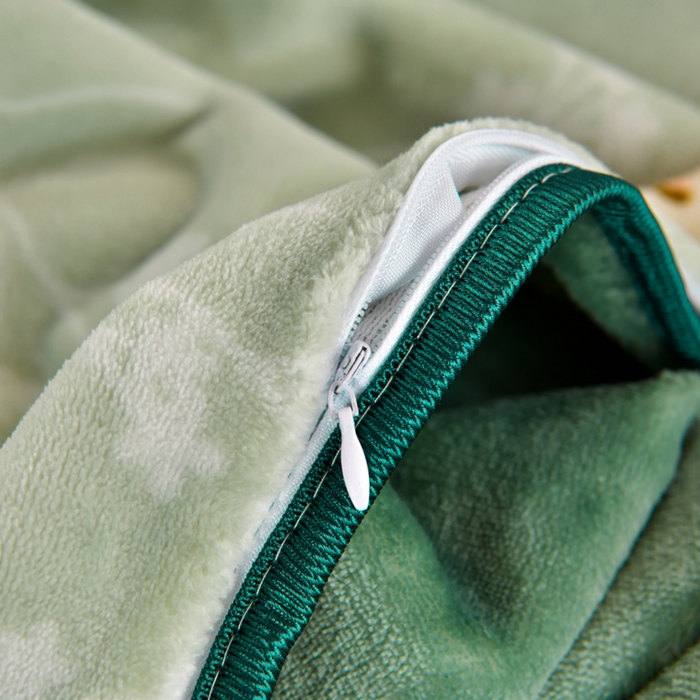 91家纺网 家纺一手货源 找家纺 芯诗曼家纺 2025新款金貂绒牛奶绒印花三件套 花样情怀