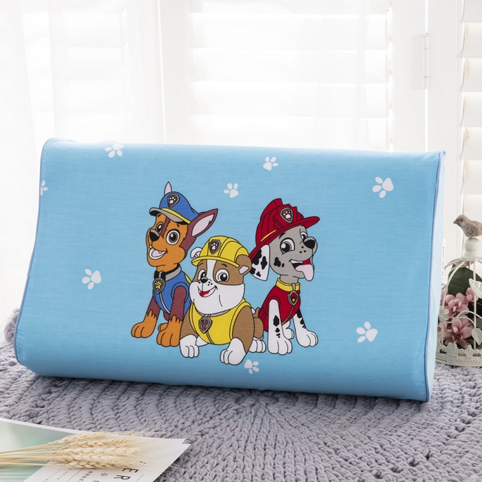 91家纺网 家纺一手货源 找家纺 大黄蜂家居家纺 2025新款全棉13372棉儿童卡通乳胶枕套 汪汪队