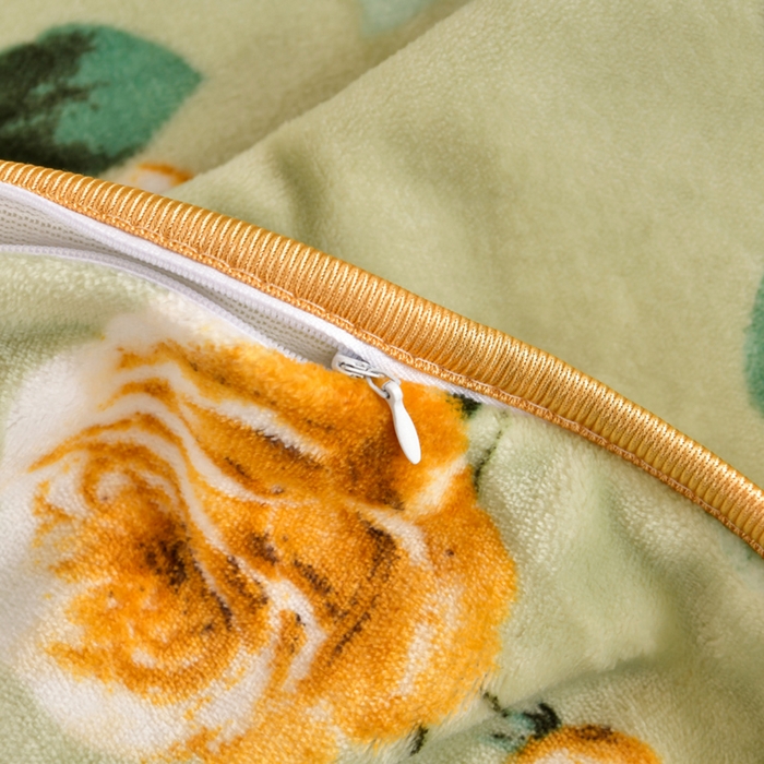 91家纺网 家纺一手货源 找家纺 芯诗曼家纺 2025新款金貂绒牛奶绒印花三件套 锦上添花