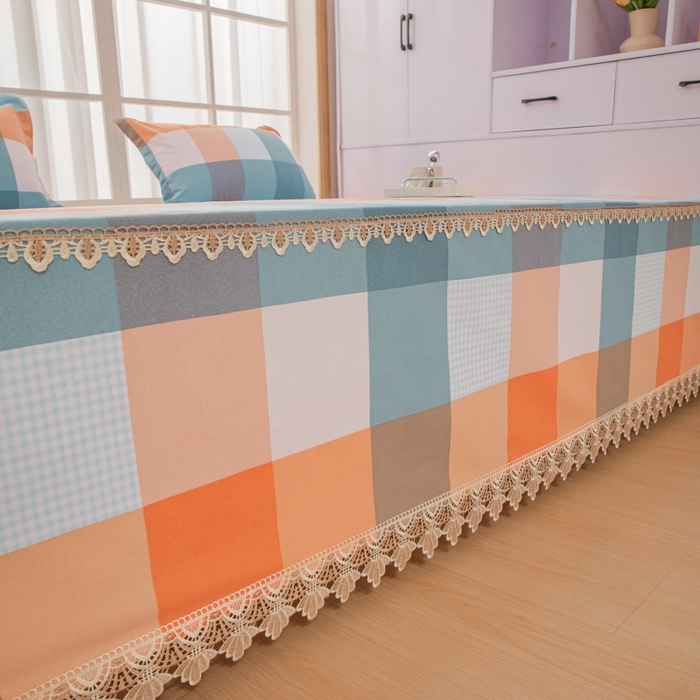 91家纺网 家纺一手货源 找家纺 手艺人家纺 2025新款单层老粗布炕盖LDK23-LDK27 LDK25