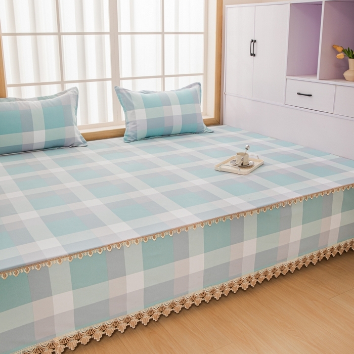 91家纺网 家纺一手货源 找家纺 （总）手艺人家纺 2025新款单层老粗布炕盖LDK23-LDK27