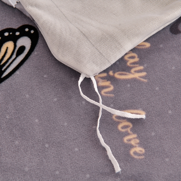 91家纺网 家纺一手货源 找家纺 芯诗曼家纺 2025新款金貂绒牛奶绒印花三件套 梦蝶