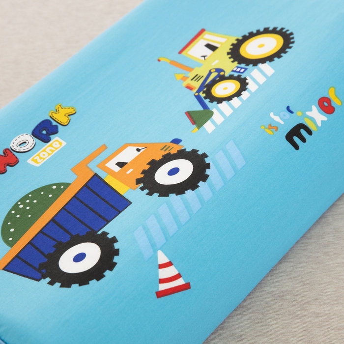 91家纺网 家纺一手货源 找家纺 大黄蜂家居家纺 2025新款全棉13372棉儿童卡通乳胶枕套 超级车队