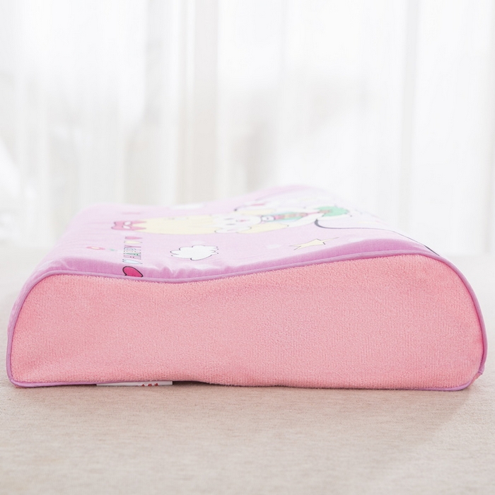 91家纺网 家纺一手货源 找家纺 大黄蜂家居家纺 2025新款全棉13372棉儿童卡通乳胶枕套 嗨皮女孩