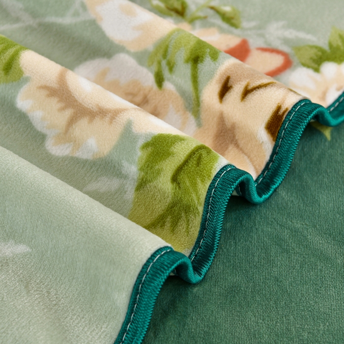 91家纺网 家纺一手货源 找家纺 芯诗曼家纺 2025新款金貂绒牛奶绒印花三件套 花样情怀