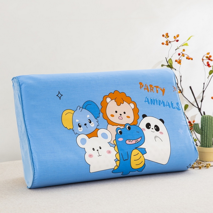 91家纺网 家纺一手货源 找家纺 大黄蜂家居家纺 2025新款全棉13372棉儿童卡通乳胶枕套 恐龙当家