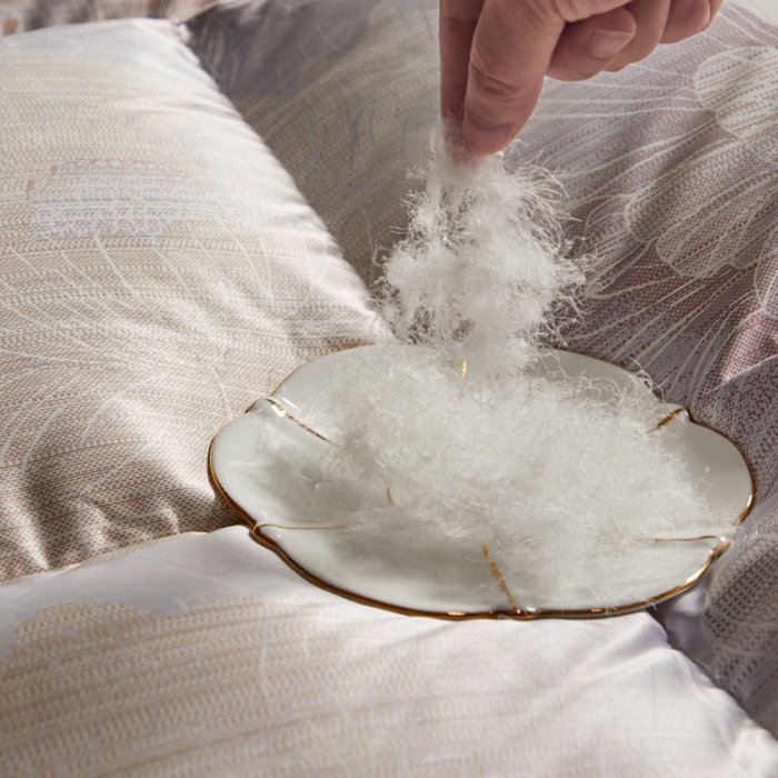 91家纺网 家纺一手货源 找家纺 织梦人羽绒工厂店2025新款羽绒被壳莫代尔印花 国色天香-豆沙