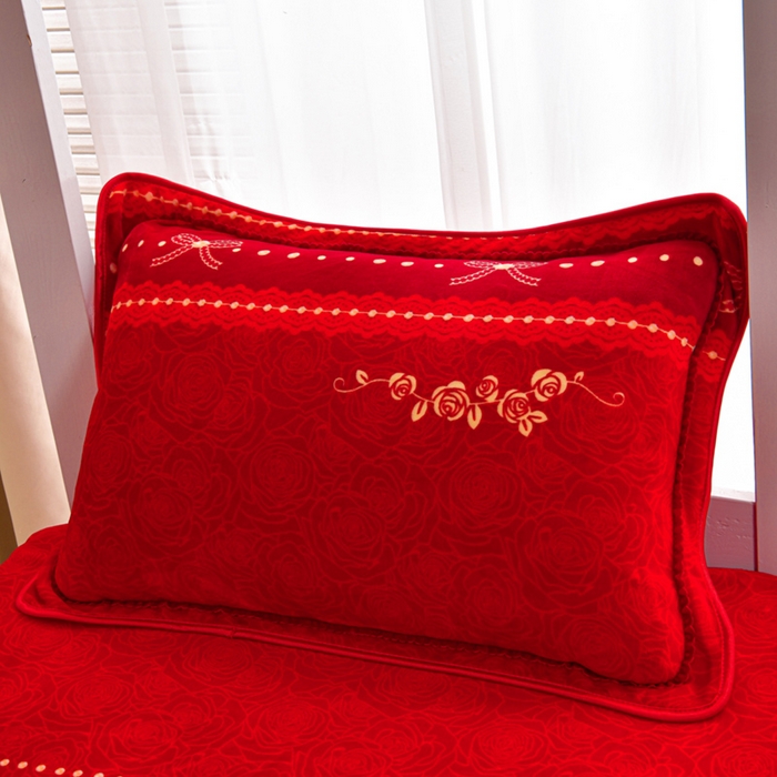 91家纺网 家纺一手货源 找家纺 芯诗曼家纺 2025新款金貂绒牛奶绒印花三件套 今生缘