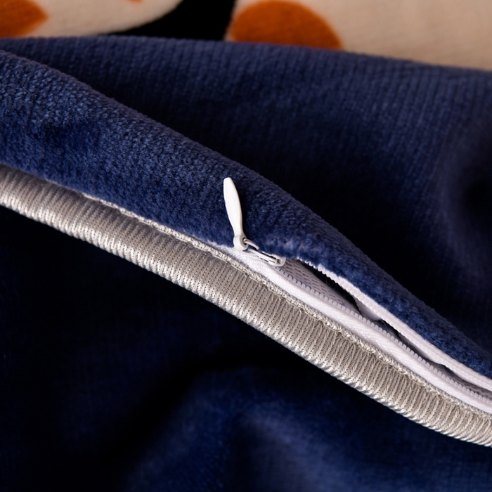 91家纺网 家纺一手货源 找家纺 芯诗曼家纺 2025新款金貂绒牛奶绒印花三件套 发财鹿