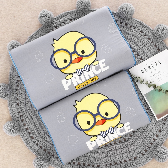 91家纺网 家纺一手货源 找家纺 大黄蜂家居家纺 2025新款全棉13372棉儿童卡通乳胶枕套 小鸡先生