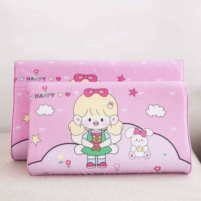 91家纺网 家纺一手货源 找家纺 大黄蜂家居家纺 2025新款全棉13372棉儿童卡通乳胶枕套 组合图