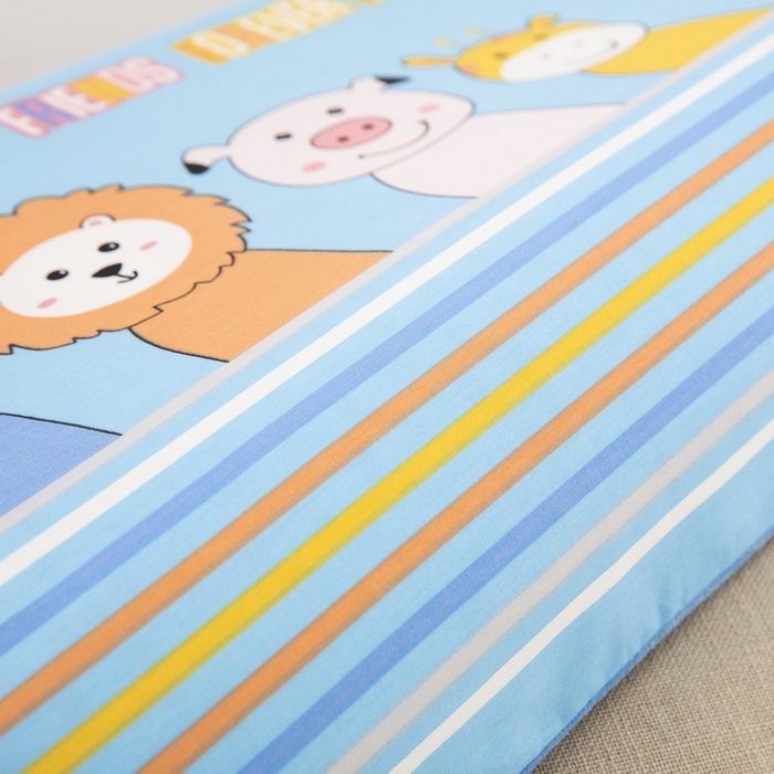 91家纺网 家纺一手货源 找家纺 大黄蜂家居家纺 2025新款全棉13372棉儿童卡通乳胶枕套 好朋友