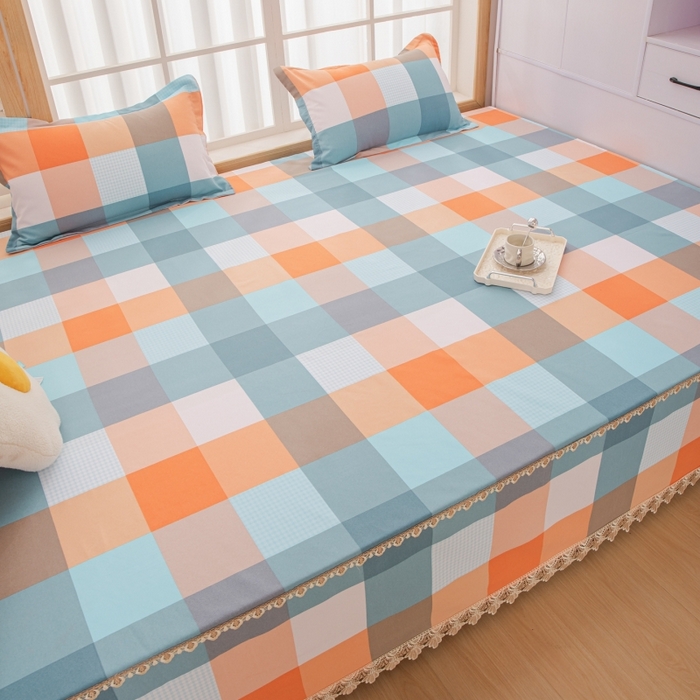 91家纺网 家纺一手货源 找家纺 手艺人家纺 2025新款单层老粗布炕盖LDK23-LDK27 LDK25