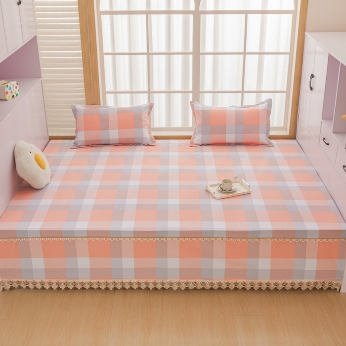 91家纺网 家纺一手货源 找家纺 手艺人家纺 2025新款单层老粗布炕盖LDK23-LDK27 LDK26