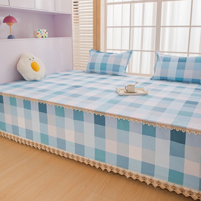 91家纺网 家纺一手货源 找家纺 手艺人家纺 2025新款单层老粗布炕盖LDK23-LDK27 LDK27