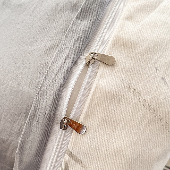 91家纺网 家纺一手货源 找家纺 宇彬家纺 2025直播新款13372全棉纯棉印花单双人被套喷气小清新简约热款学生被罩 墨竹新花型上新