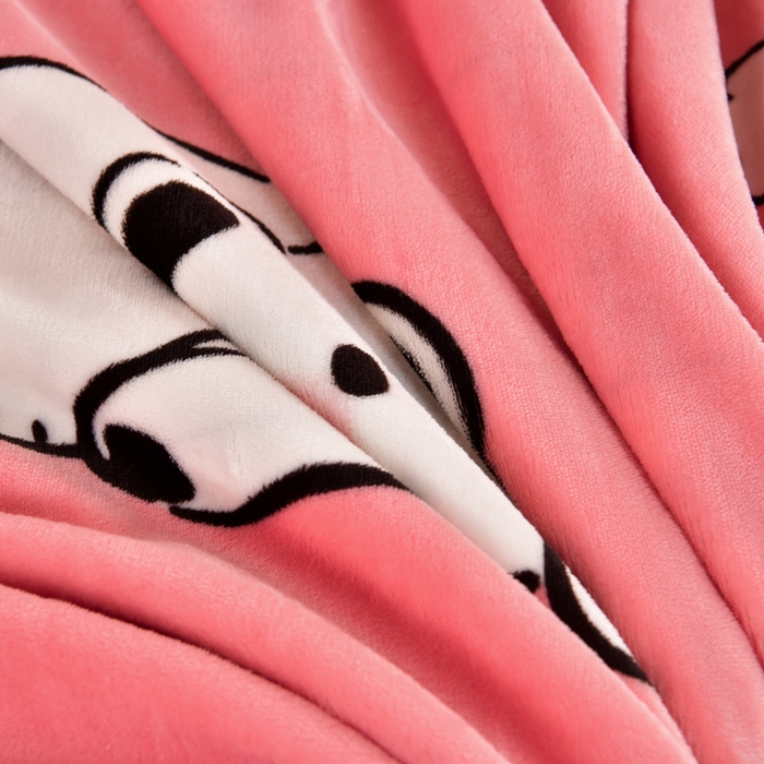 91家纺网 家纺一手货源 找家纺 芯诗曼家纺 2025新款金貂绒牛奶绒印花三件套 睡睡猪