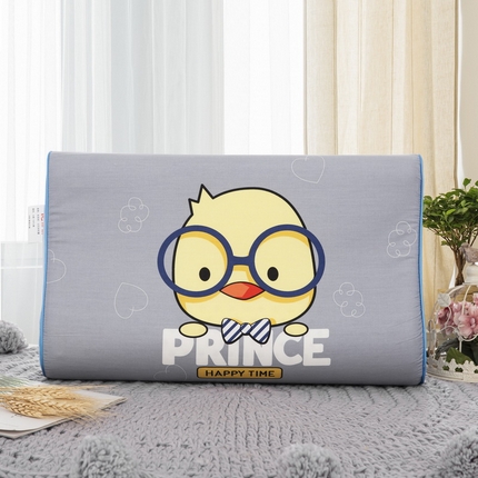 大黄蜂家居家纺 2025新款全棉13372棉儿童卡通乳胶枕套 小鸡先生