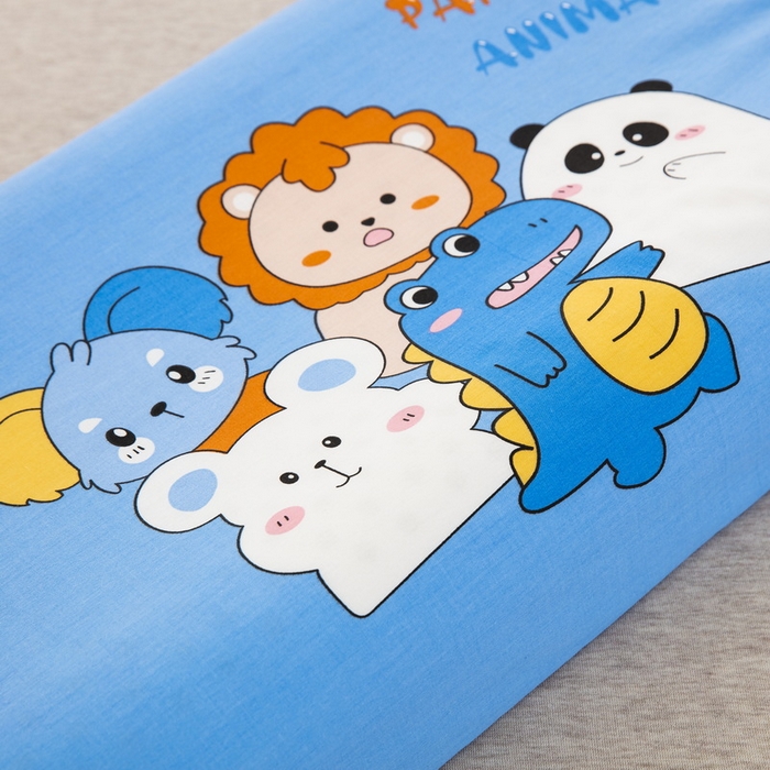 91家纺网 家纺一手货源 找家纺 大黄蜂家居家纺 2025新款全棉13372棉儿童卡通乳胶枕套 恐龙当家