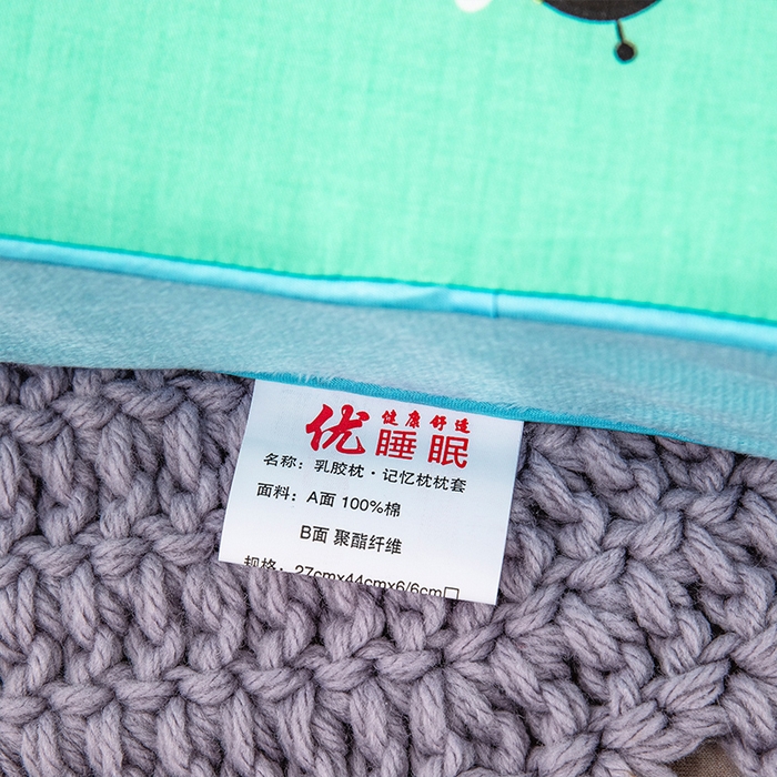 91家纺网 家纺一手货源 找家纺 大黄蜂家居家纺 2025新款全棉13372棉儿童卡通乳胶枕套 汽车恐龙