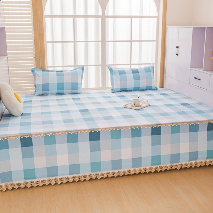 91家纺网 家纺一手货源 找家纺 手艺人家纺 2025新款单层老粗布炕盖LDK23-LDK27 LDK27