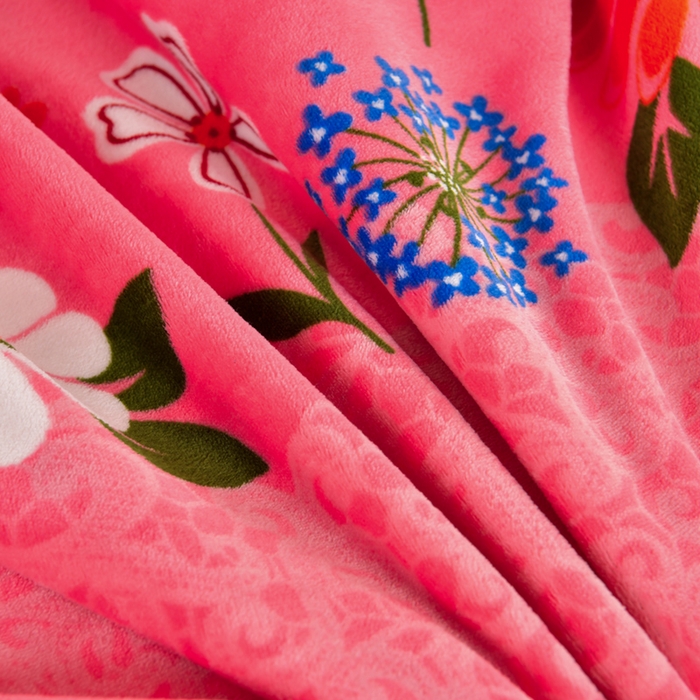 91家纺网 家纺一手货源 找家纺 芯诗曼家纺 2025新款金貂绒牛奶绒印花三件套 爱意满满