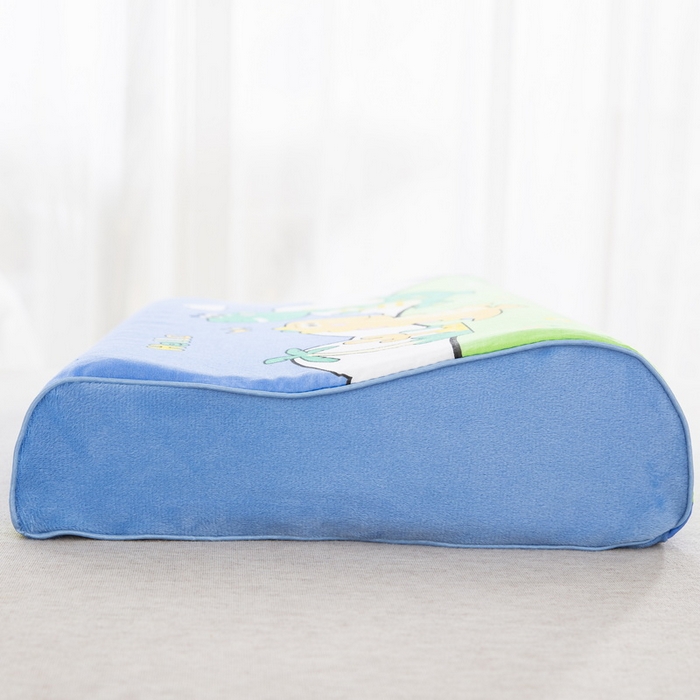 91家纺网 家纺一手货源 找家纺 大黄蜂家居家纺 2025新款全棉13372棉儿童卡通乳胶枕套 哈喽恐龙 