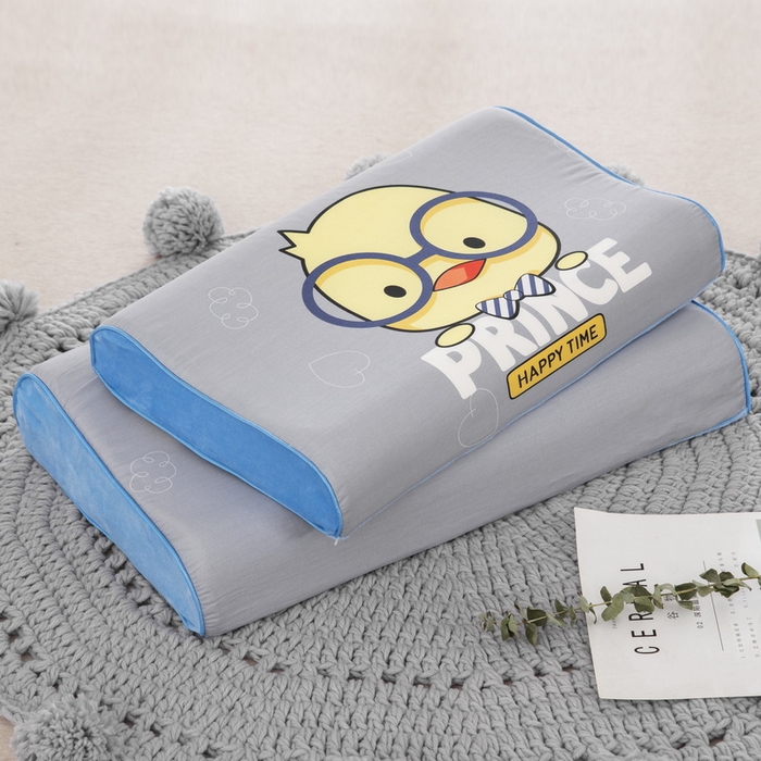 91家纺网 家纺一手货源 找家纺 大黄蜂家居家纺 2025新款全棉13372棉儿童卡通乳胶枕套 小鸡先生