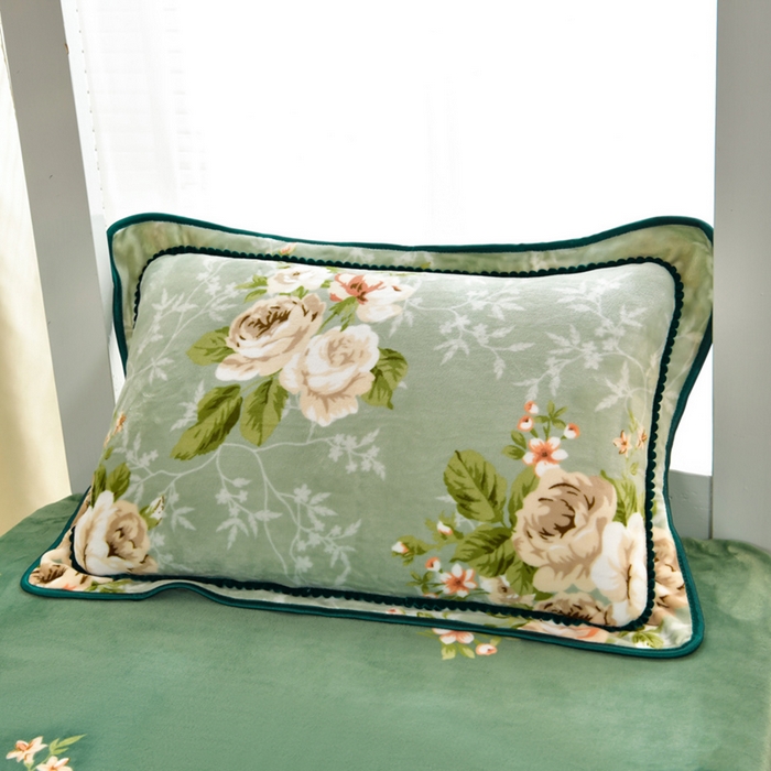 91家纺网 家纺一手货源 找家纺 芯诗曼家纺 2025新款金貂绒牛奶绒印花三件套 花样情怀