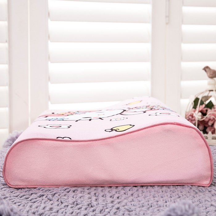 91家纺网 家纺一手货源 找家纺 大黄蜂家居家纺 2025新款全棉13372棉儿童卡通乳胶枕套 花园喵喵