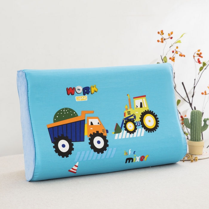 91家纺网 家纺一手货源 找家纺 大黄蜂家居家纺 2025新款全棉13372棉儿童卡通乳胶枕套 超级车队