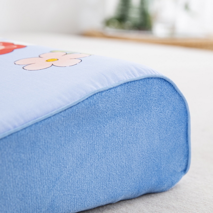 91家纺网 家纺一手货源 找家纺 大黄蜂家居家纺 2025新款全棉13372棉儿童卡通乳胶枕套 小熊和小兔