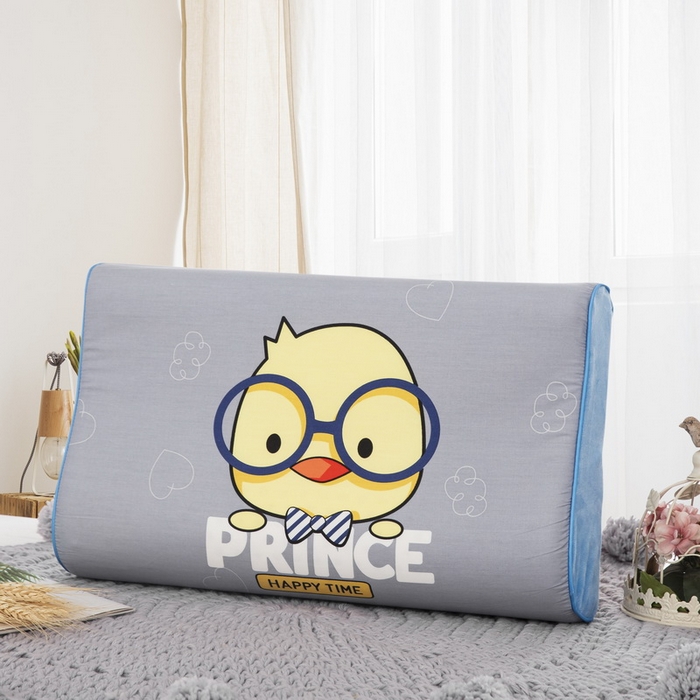 91家纺网 家纺一手货源 找家纺 大黄蜂家居家纺 2025新款全棉13372棉儿童卡通乳胶枕套 小鸡先生