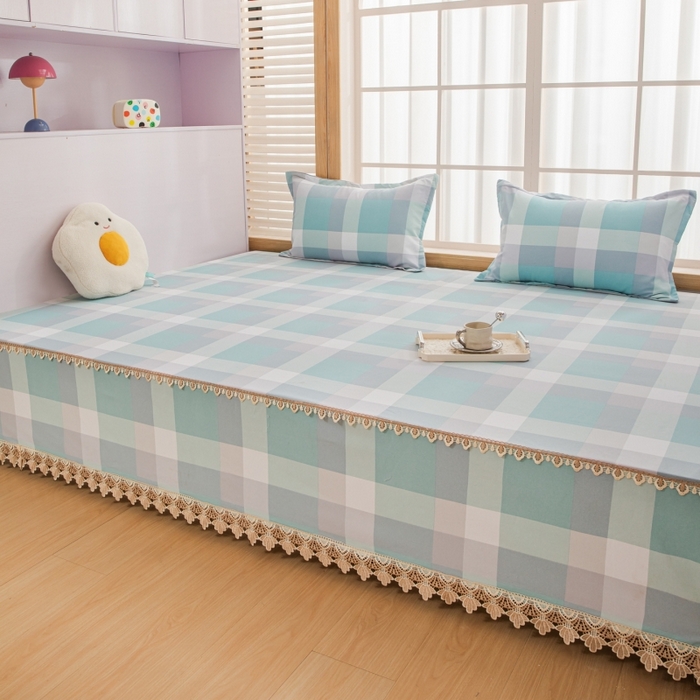 91家纺网 家纺一手货源 找家纺 （总）手艺人家纺 2025新款单层老粗布炕盖LDK23-LDK27